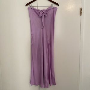 Cali Dreaming lavender maxi skirt.